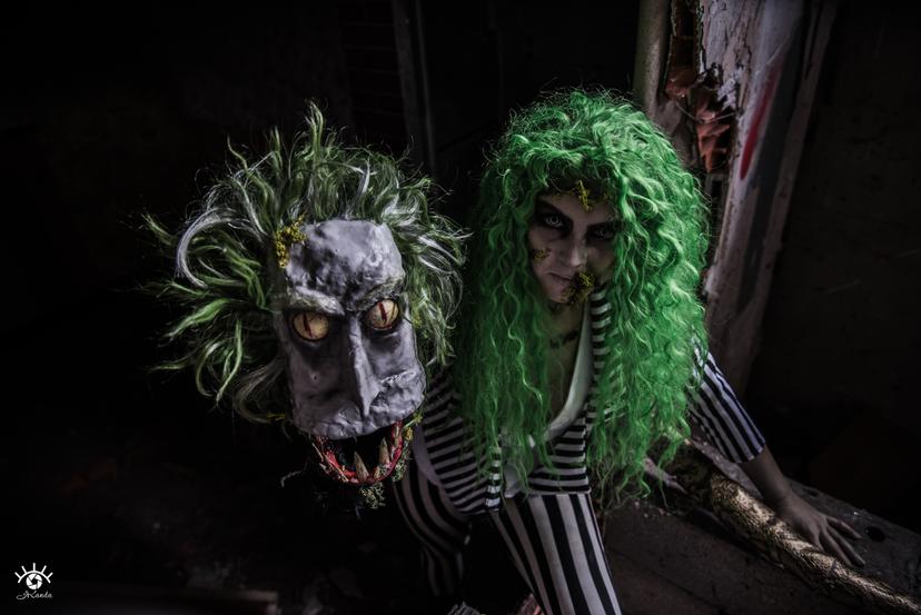 beetlejuice, Naïa, cosplay, tim burton